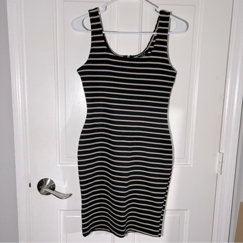 Iris bodycon striped tank dress size medium
